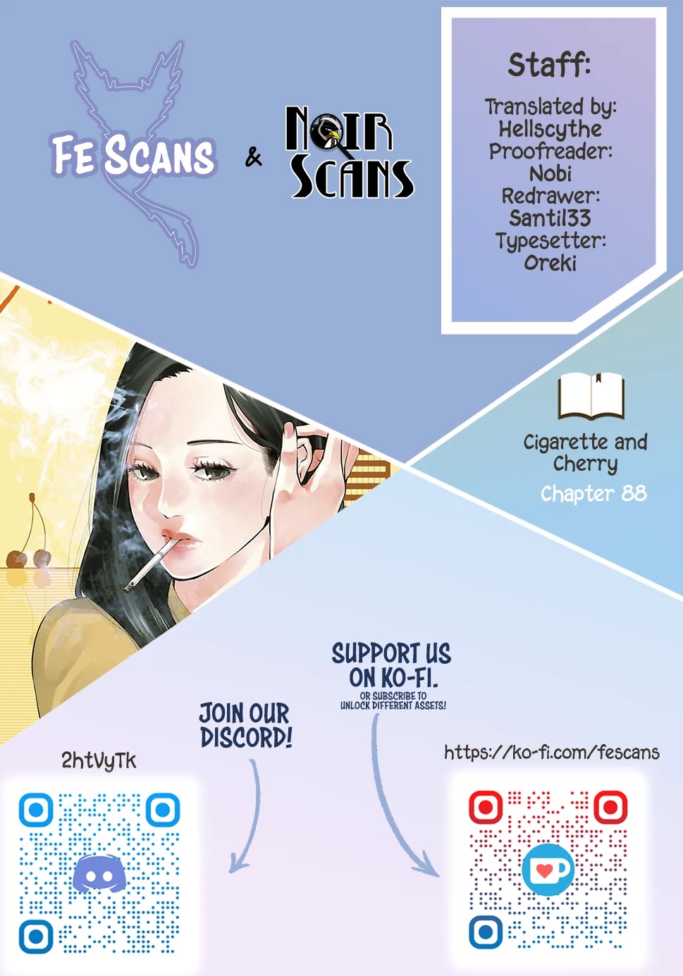 Cigarette & Cherry Chapter 88 page 1 - Chapter 88: Mocchan