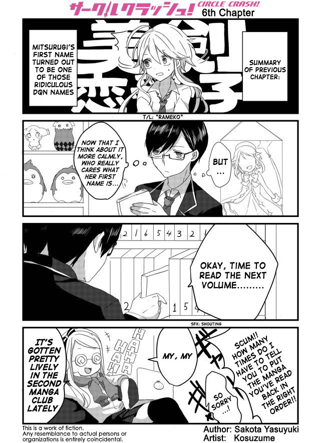 Circle Crash! Chapter 6 page 1 - Chapter 6