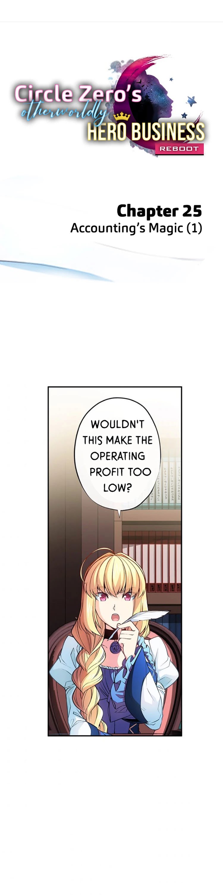 Circle Zero's Otherworldly Hero Business: Reboot Chapter 25 page 3 - Chapter 25: Accounting's Magic (1)