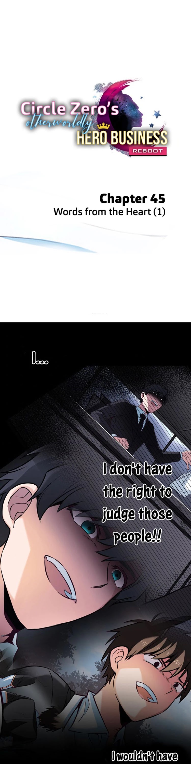 Circle Zero's Otherworldly Hero Business: Reboot Chapter 45 page 3 - Chapter 45: Words from the Heart (1)