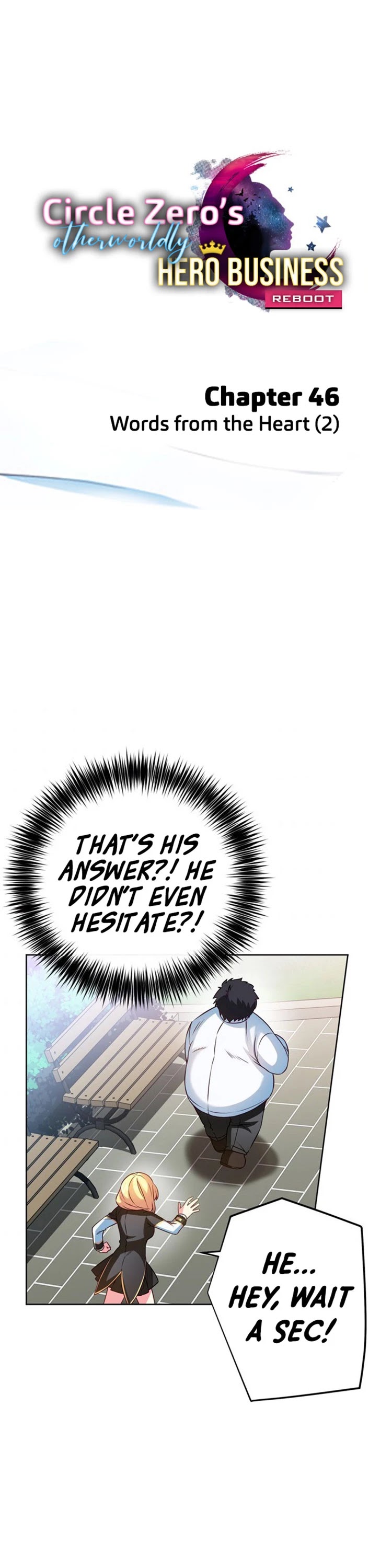 Circle Zero's Otherworldly Hero Business: Reboot Chapter 46 page 3 - Chapter 46: Words from the Heart (2)