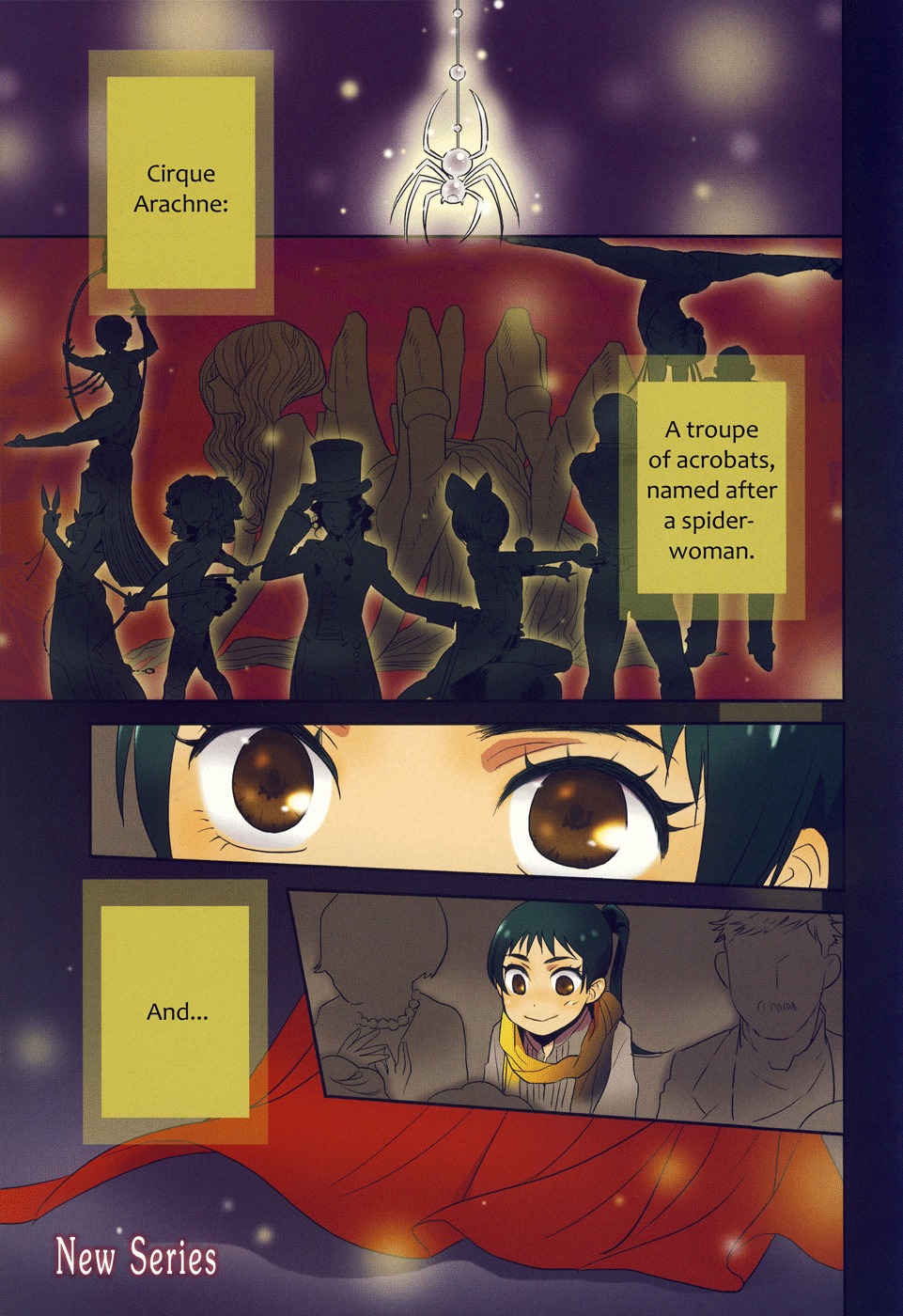 Cirque Arachne Chapter 1 page 1 - Chapter 1