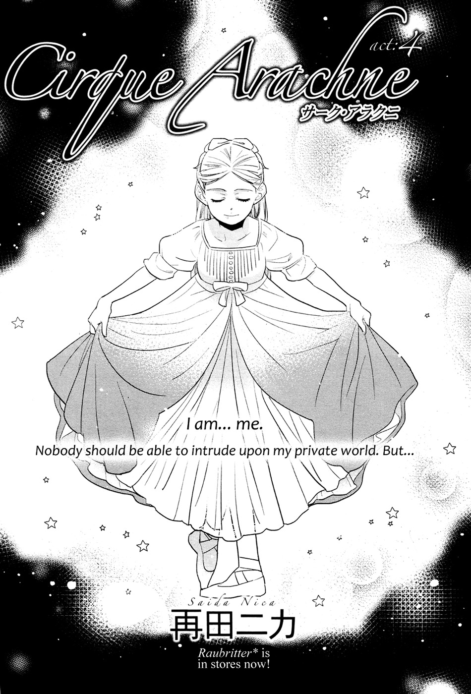 Cirque Arachne Chapter 4 page 1 - Chapter 4