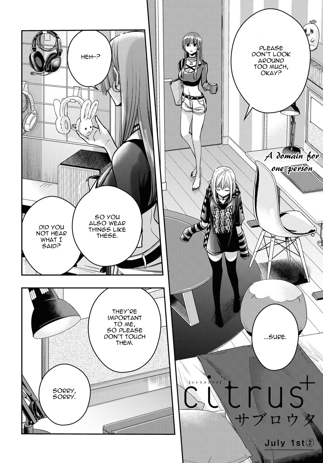 Citrus Plus (Saburouta) Chapter 15 page 1 - Chapter 15: July 1st Part2