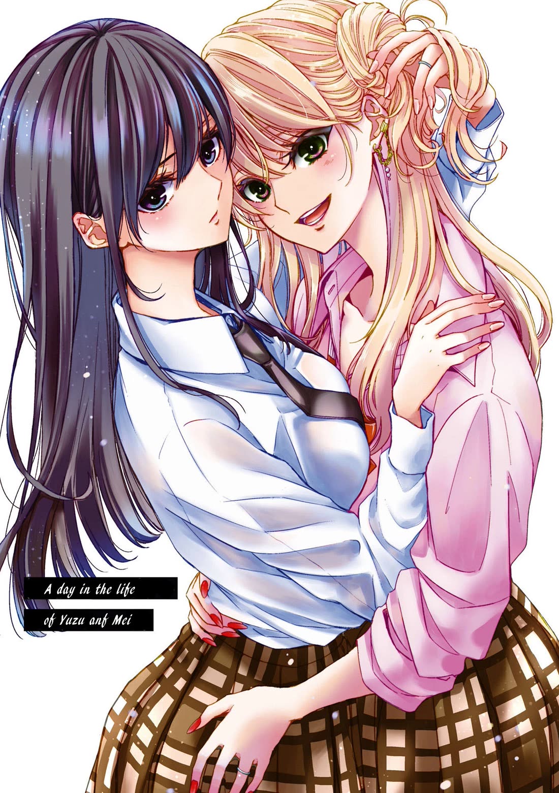 Citrus Plus (Saburouta) Chapter 36.5 page 1 - Chapter 36.5: vol.6 extra leaflet - A day in the life of Yuzu and Mei