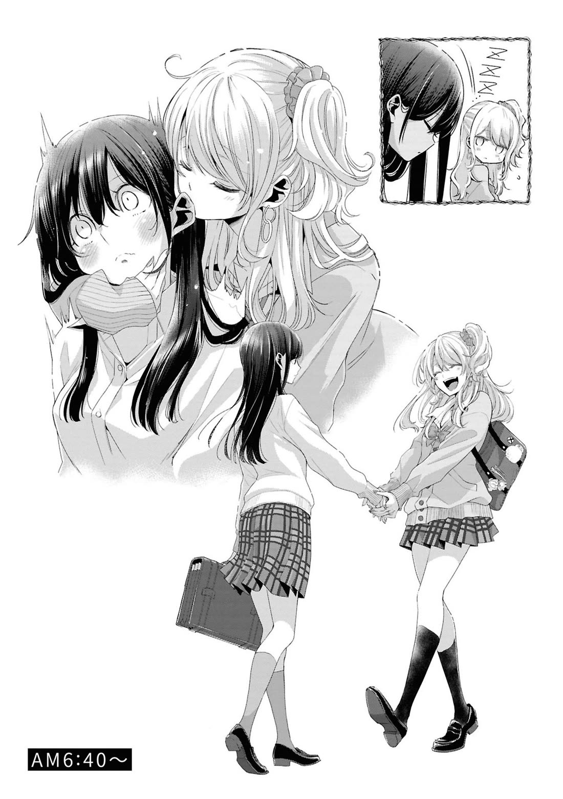 Citrus Plus (Saburouta) Chapter 36.5 page 4 - Chapter 36.5: vol.6 extra leaflet - A day in the life of Yuzu and Mei
