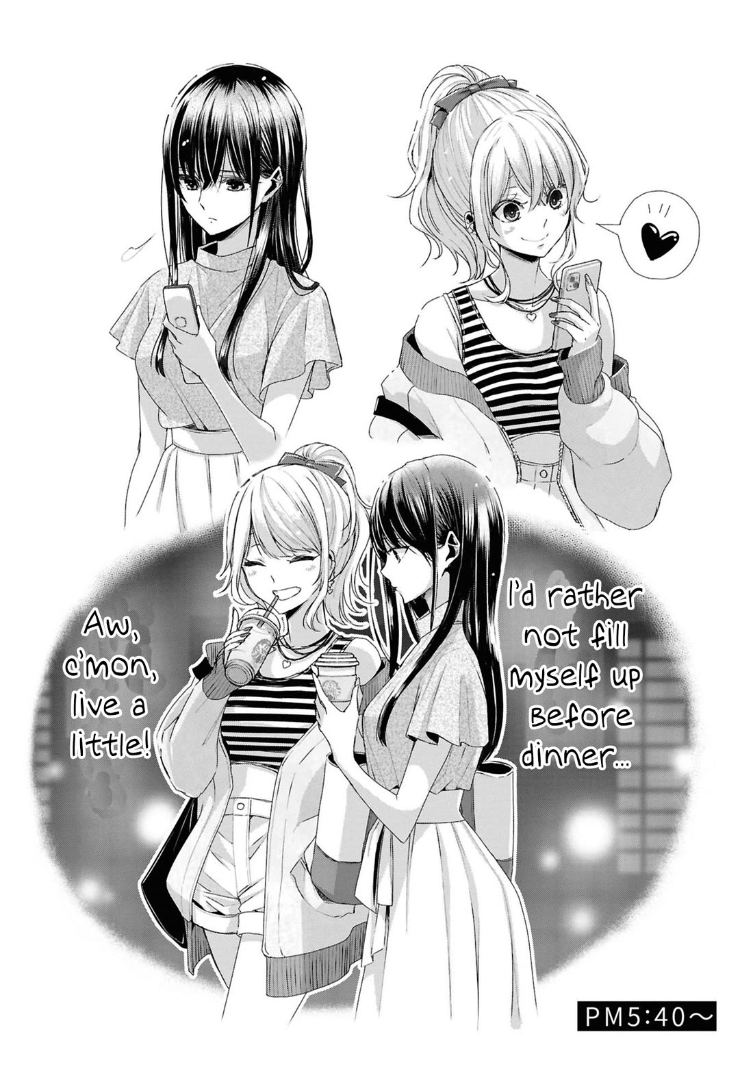 Citrus Plus (Saburouta) Chapter 36.5 page 9 - Chapter 36.5: vol.6 extra leaflet - A day in the life of Yuzu and Mei