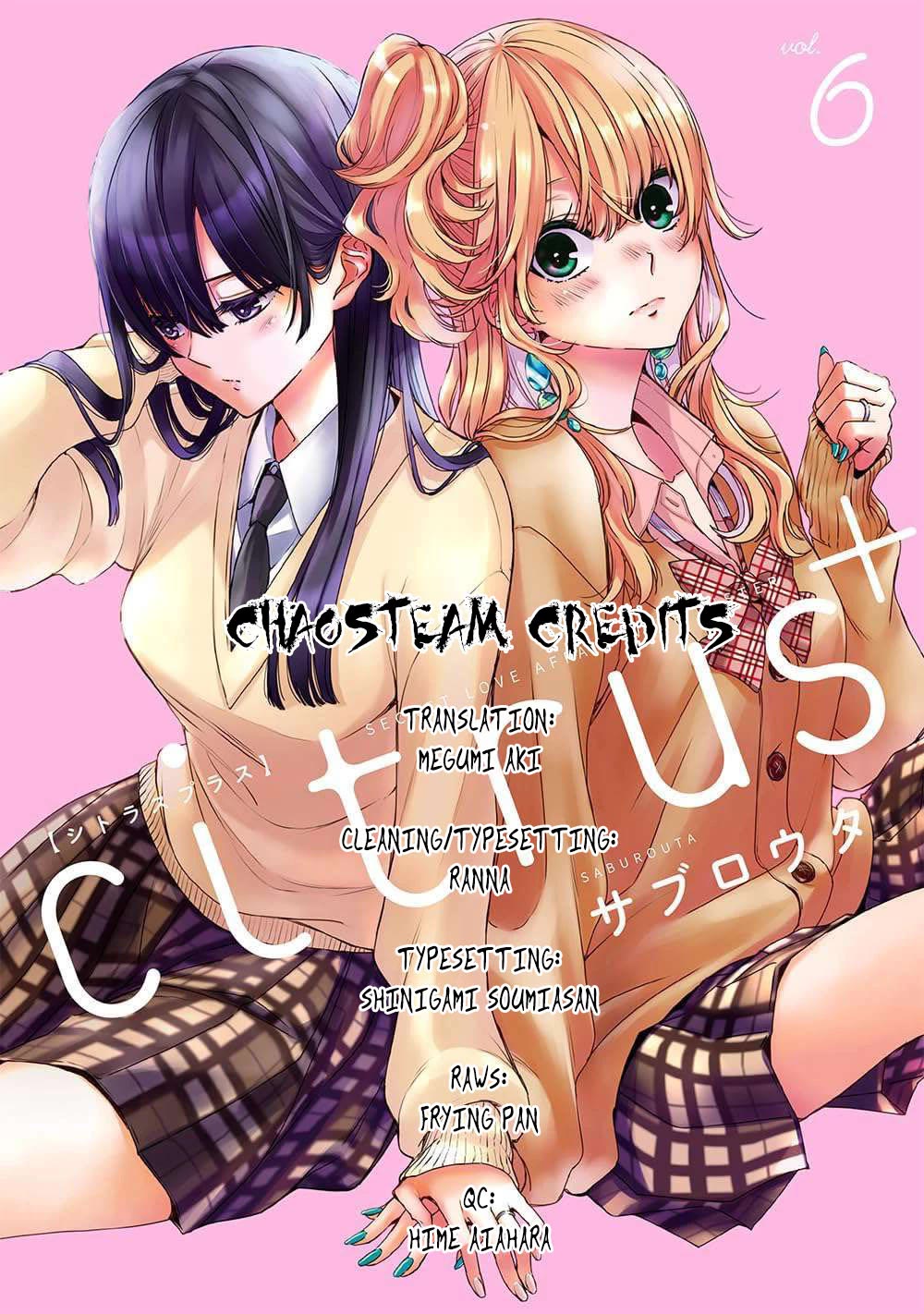 Citrus Plus (Saburouta) Chapter 37 page 22 - Chapter 37: vol. 6 extra - October 7th