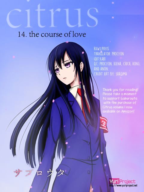Citrus (Saburouta) Chapter 14 page 37 - Chapter 14: The Course of Love