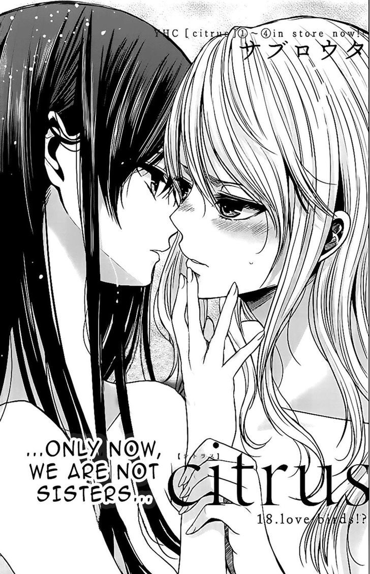 Citrus (Saburouta) Chapter 18 page 1 - Chapter 18: Love Birds!