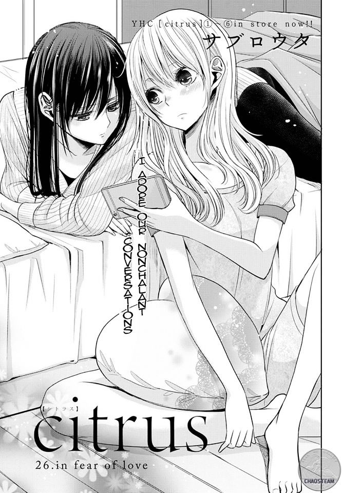 Citrus (Saburouta) Chapter 26 page 1 - Chapter 26