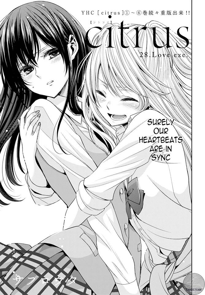 Citrus (Saburouta) Chapter 28 page 1 - Chapter 28: Love exe