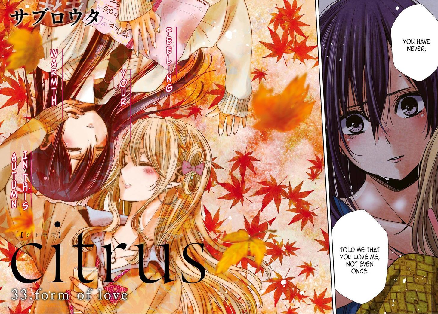 Citrus (Saburouta) Chapter 33 page 2 - Chapter 33: Form of Love