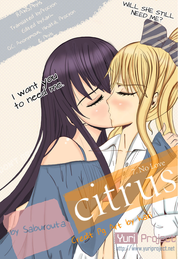 Citrus (Saburouta) Chapter 7 page 37 - Chapter 7: No Love