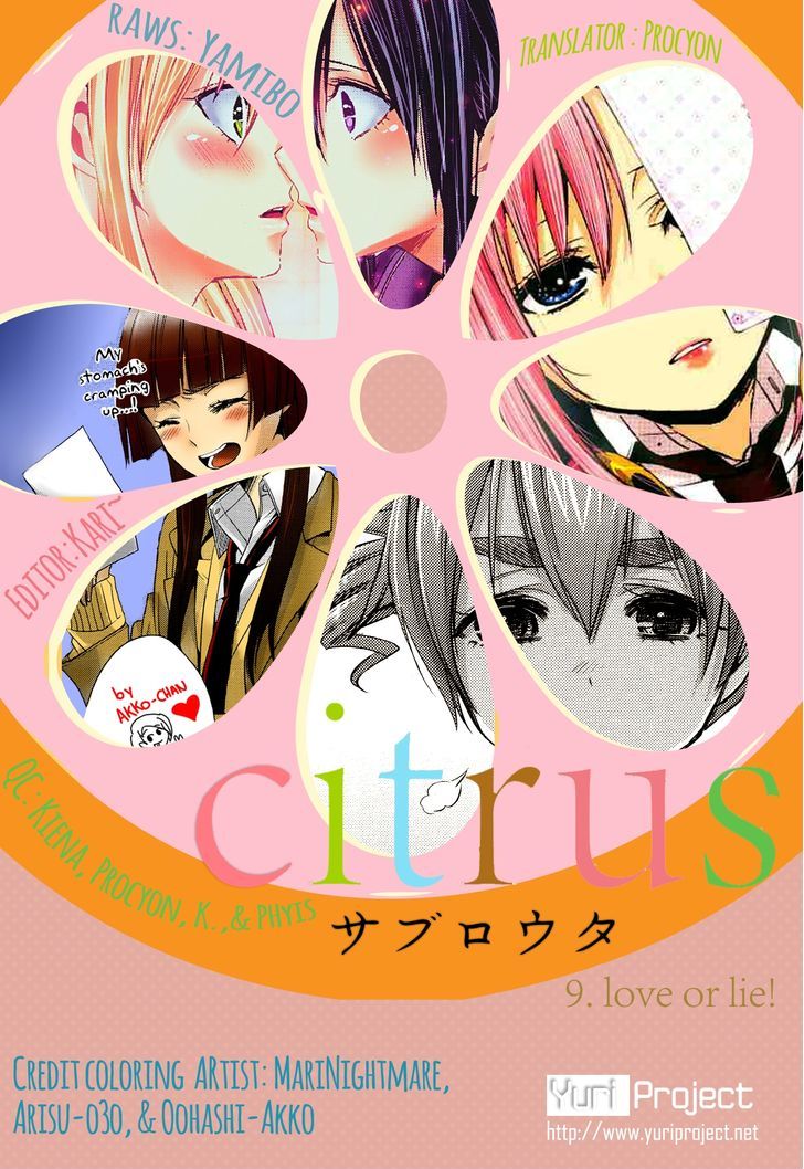 Citrus (Saburouta) Chapter 9 page 38 - Chapter 9: Love Or Lie!