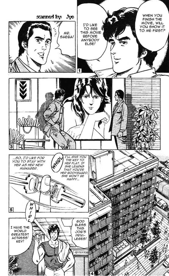 City Hunter Chapter 11.1 page 10 - Chapter 11.1 : The Naked Feet Actress (1)