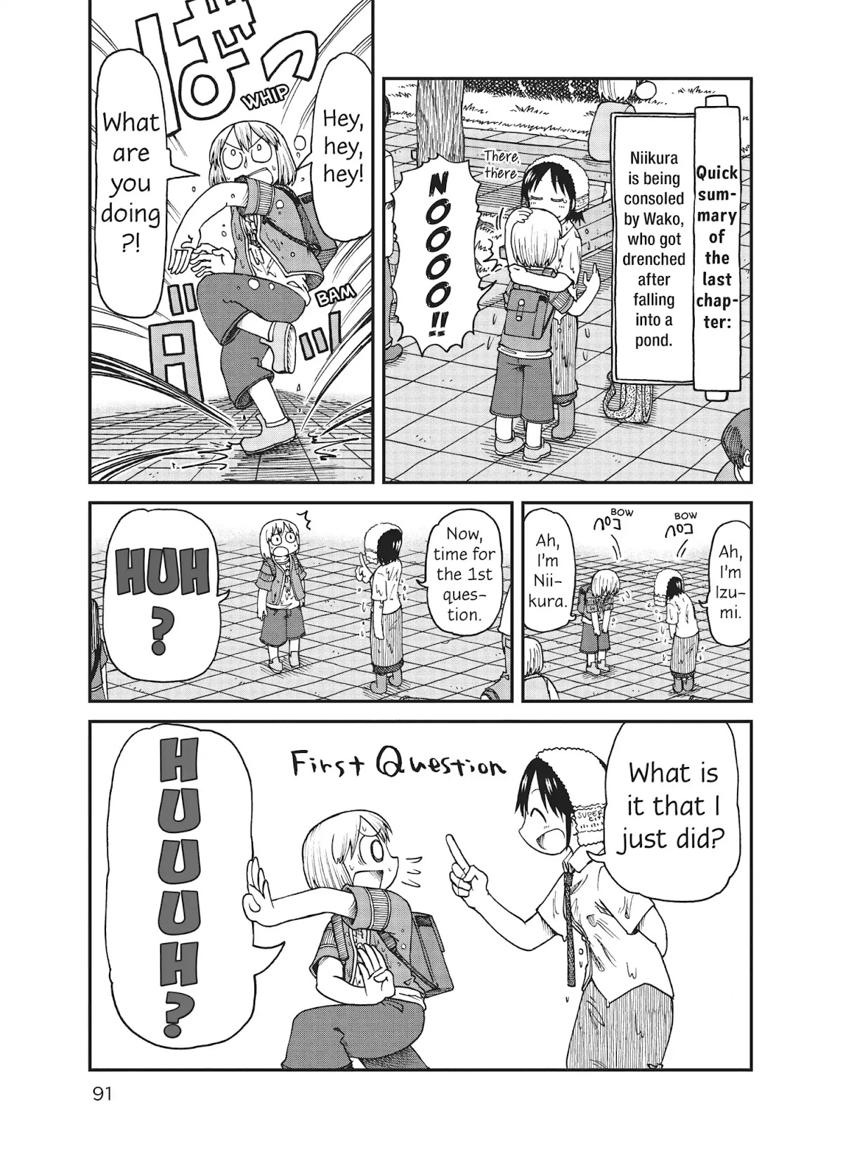 CITY Chapter 20 page 1 - Chapter 20: Wako Izumi's Questions