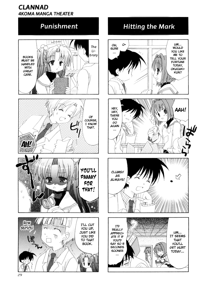 Clannad - 4-Koma Manga Theater Chapter 3.2 page 6 - Chapter 3 v2 : Romance, by Unohana Tsukasa