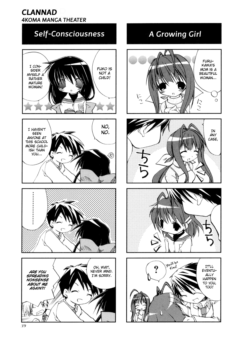 Clannad - 4-Koma Manga Theater Chapter 5.2 page 2 - Chapter 5 v2 : Why May?, by Shikage Nagi