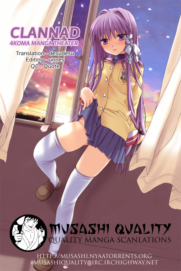 Clannad - 4-Koma Manga Theater Chapter 5.2 page 7 - Chapter 5 v2 : Why May?, by Shikage Nagi