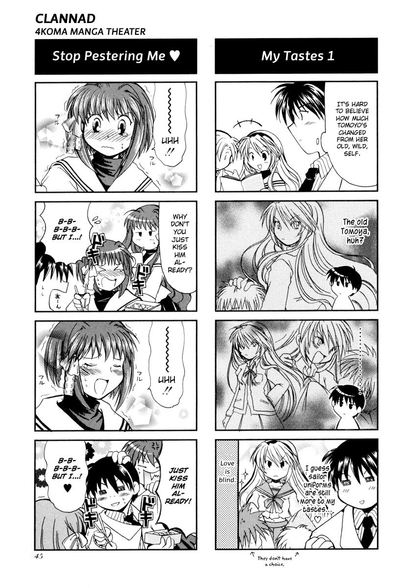 Clannad - 4-Koma Manga Theater Chapter 6.2 page 2 - Chapter 6 v2 : Motel Girl, by Hirose Mio