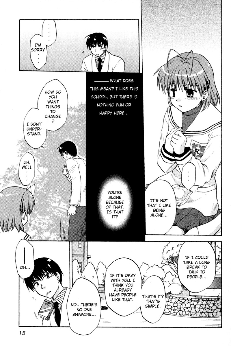Clannad Chapter 1 page 19 - Chapter 1: The Beginning at the Bottom of the Hill