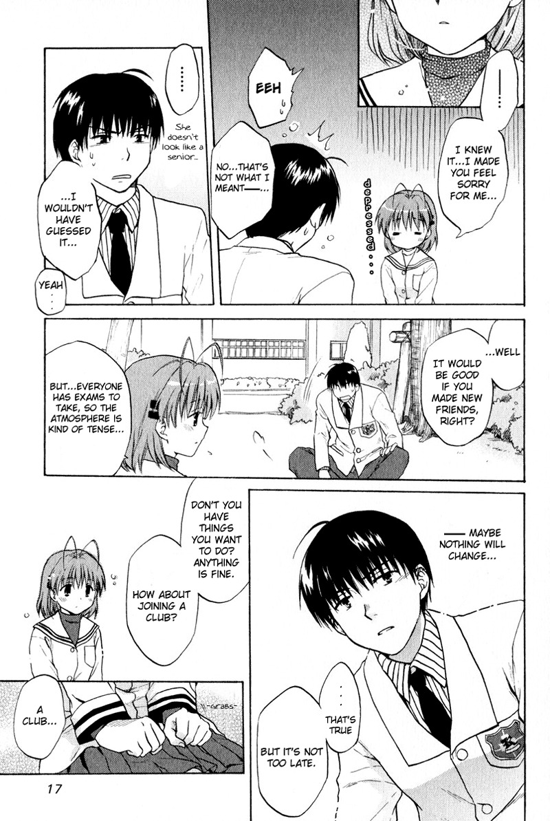 Clannad Chapter 1 page 21 - Chapter 1: The Beginning at the Bottom of the Hill
