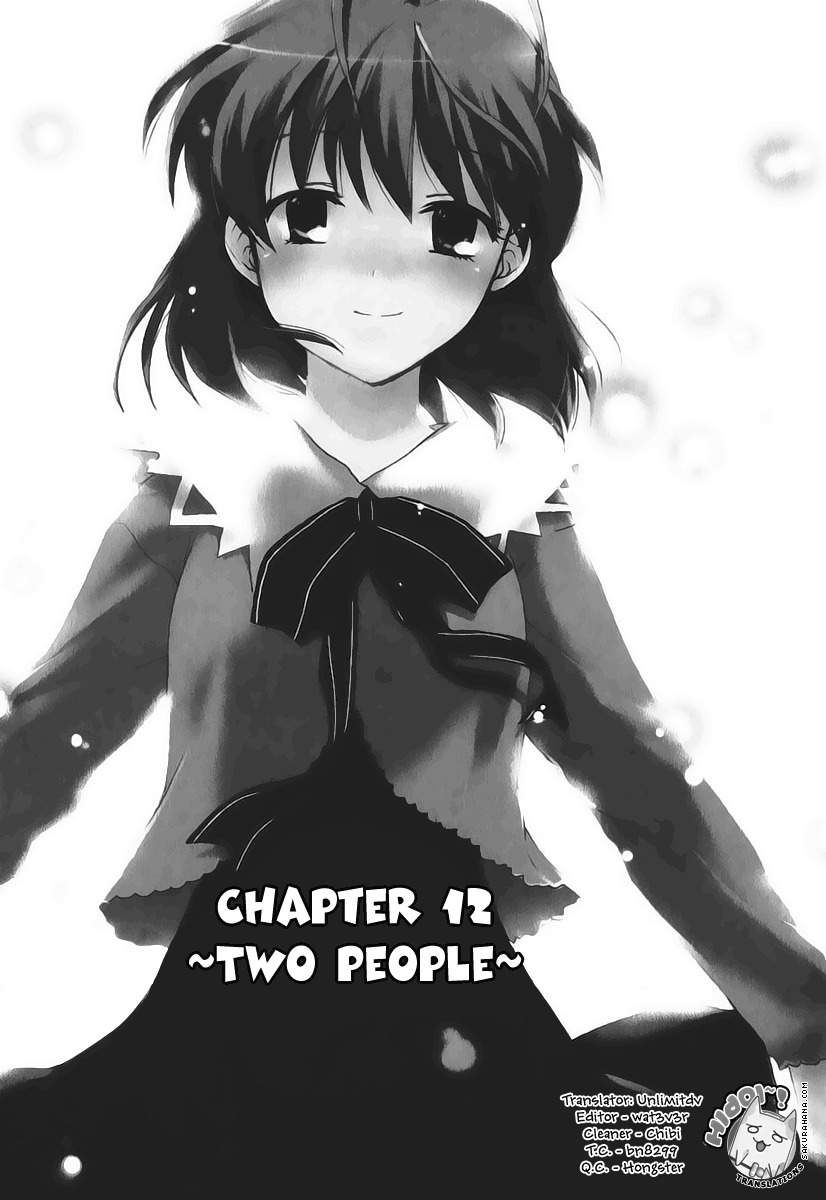 Clannad Chapter 12 page 1 - Chapter 12: Two People
