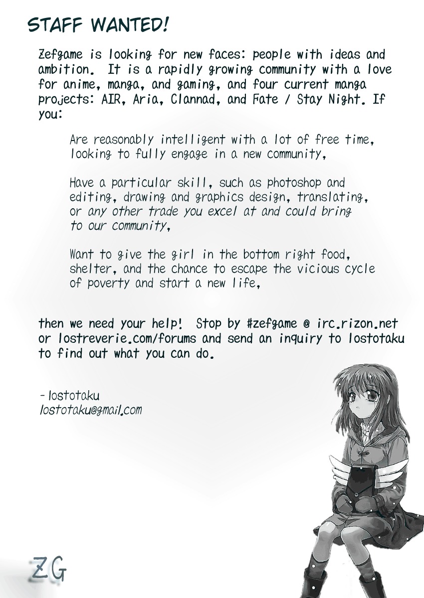 Clannad Chapter 4 page 2 - Chapter 4: The WIsh To The Sky