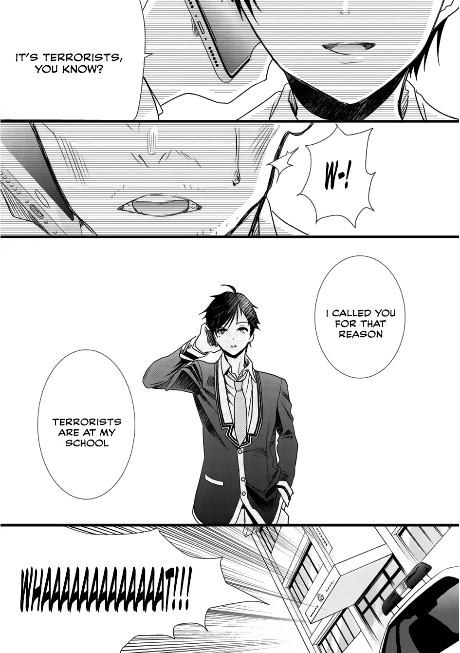 Class ga Isekai Shoukan sareta Naka Ore dake Nokotta n desu ga Chapter 1 page 21 - Chapter 1