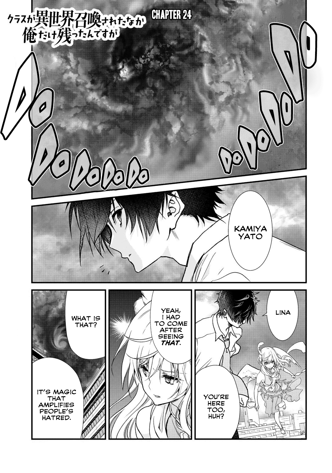 Class ga Isekai Shoukan sareta Naka Ore dake Nokotta n desu ga Chapter 24 page 1 - Chapter 24