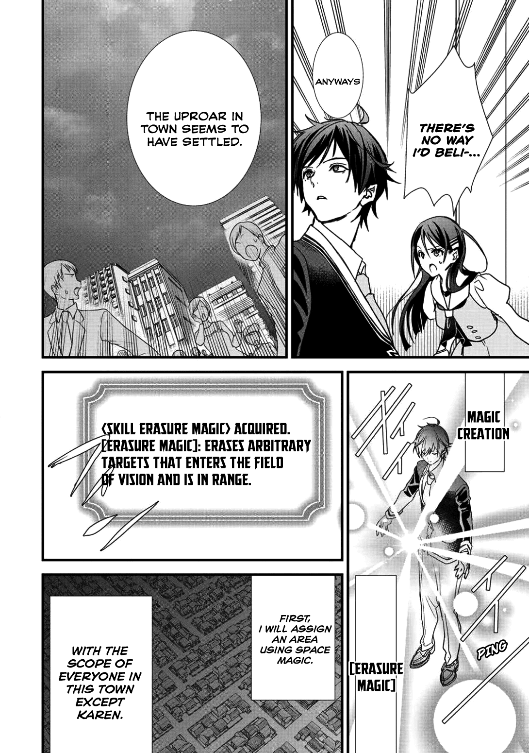 Class ga Isekai Shoukan sareta Naka Ore dake Nokotta n desu ga Chapter 6 page 22 - Chapter 6