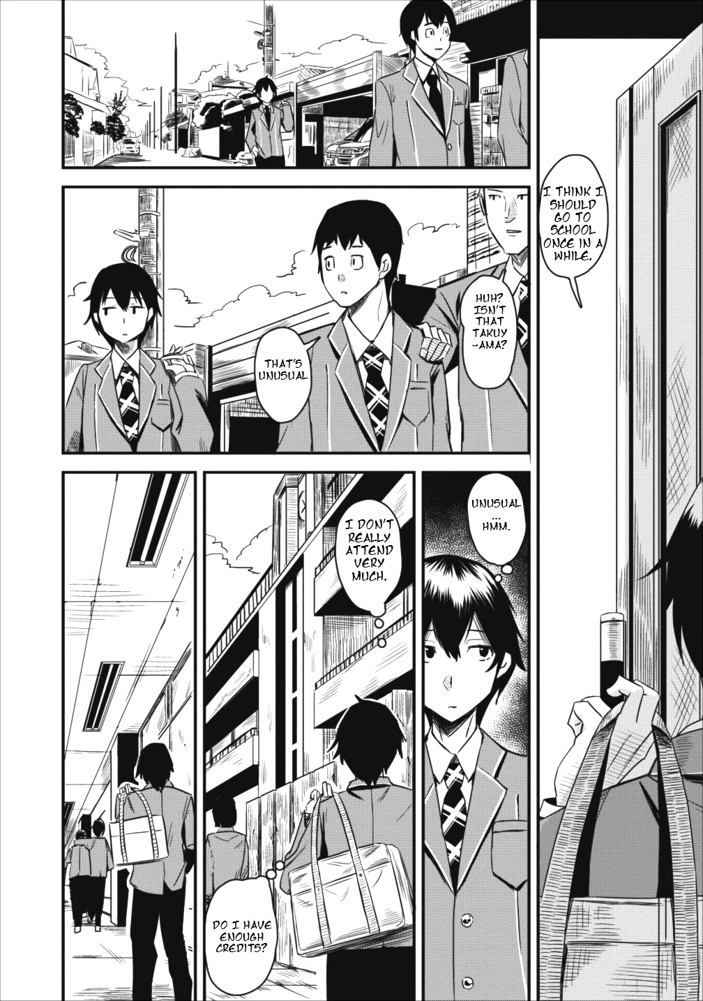 Class-goto Shuudan Teni Shimashita ga, ichiban Tsuyoi Ore wa Saijaku no Shounin ni Gisouchuu Chapter 1 page 10 - Chapter 1