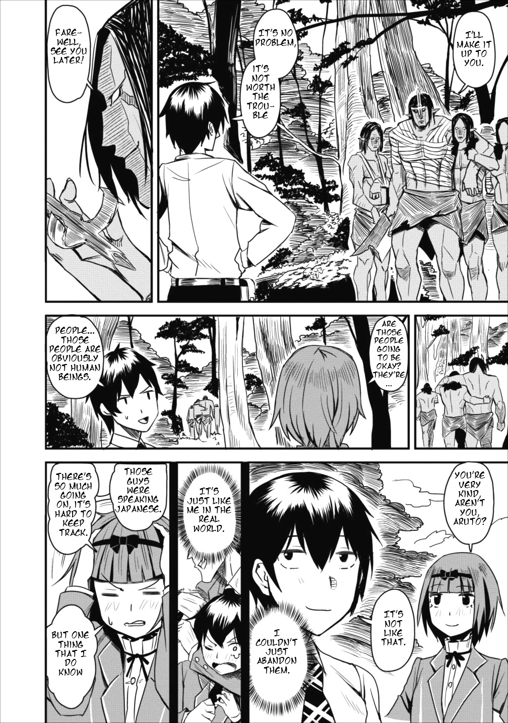 Class-goto Shuudan Teni Shimashita ga, ichiban Tsuyoi Ore wa Saijaku no Shounin ni Gisouchuu Chapter 1 page 32 - Chapter 1