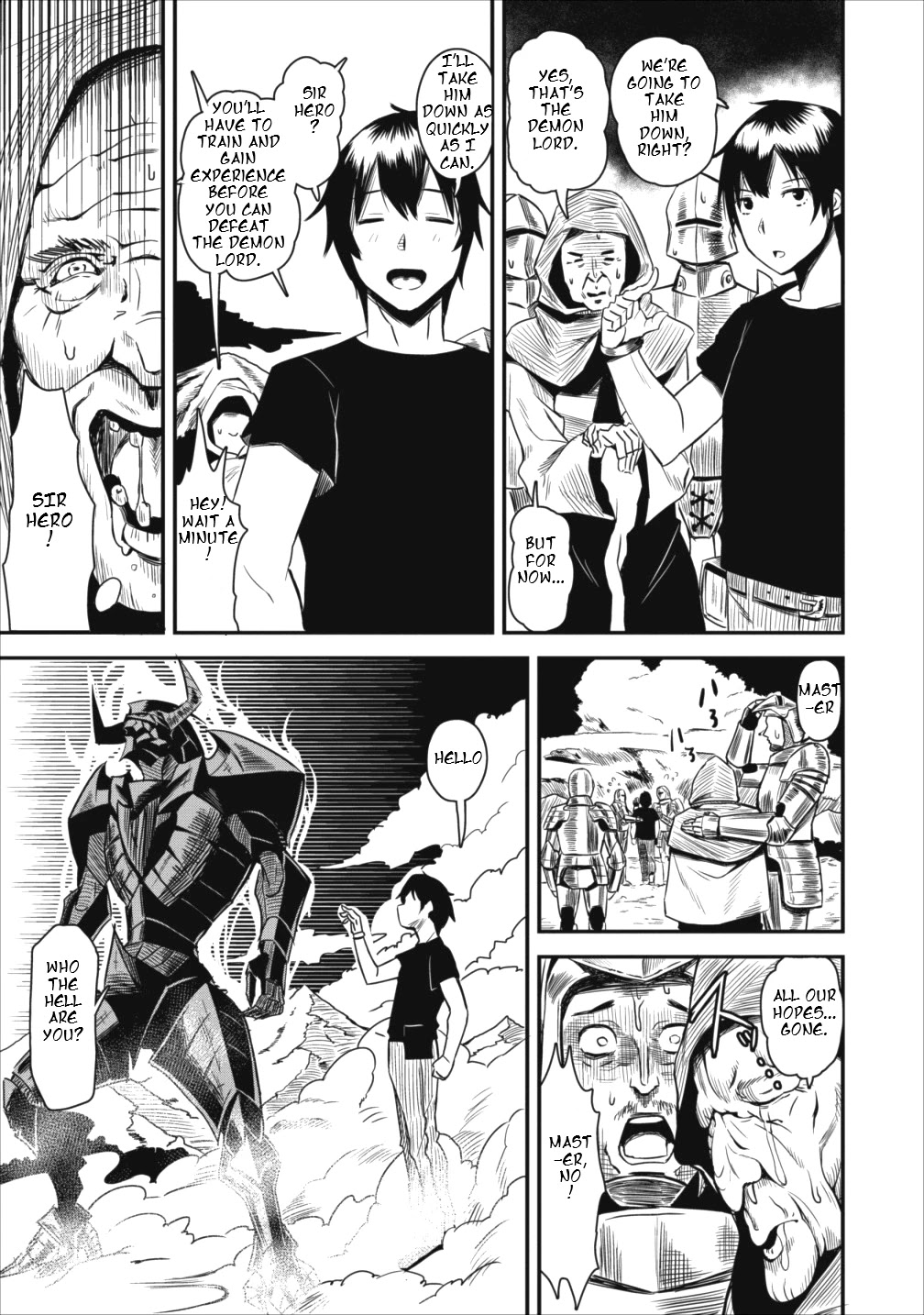 Class-goto Shuudan Teni Shimashita ga, ichiban Tsuyoi Ore wa Saijaku no Shounin ni Gisouchuu Chapter 1 page 4 - Chapter 1