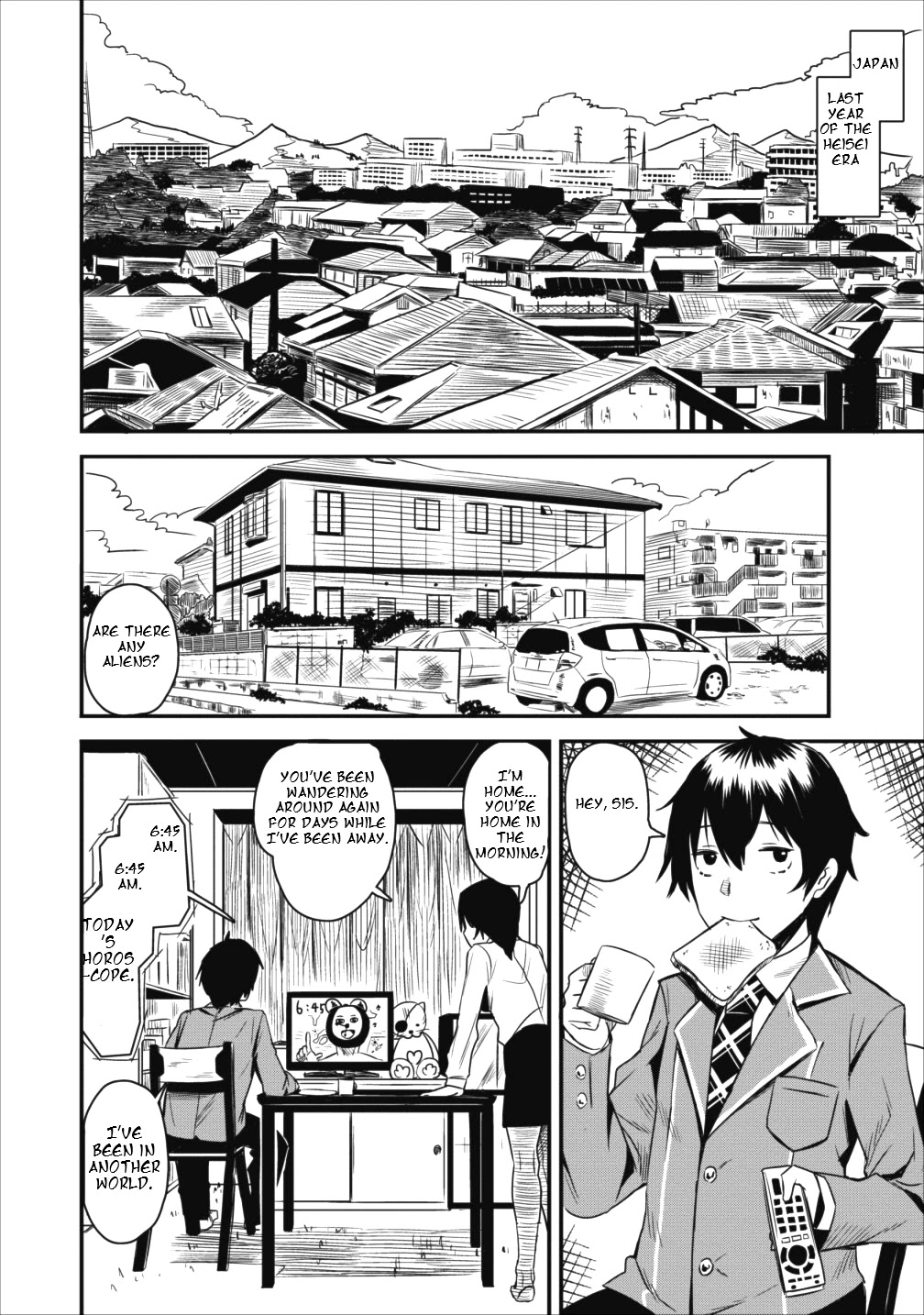 Class-goto Shuudan Teni Shimashita ga, ichiban Tsuyoi Ore wa Saijaku no Shounin ni Gisouchuu Chapter 1 page 8 - Chapter 1