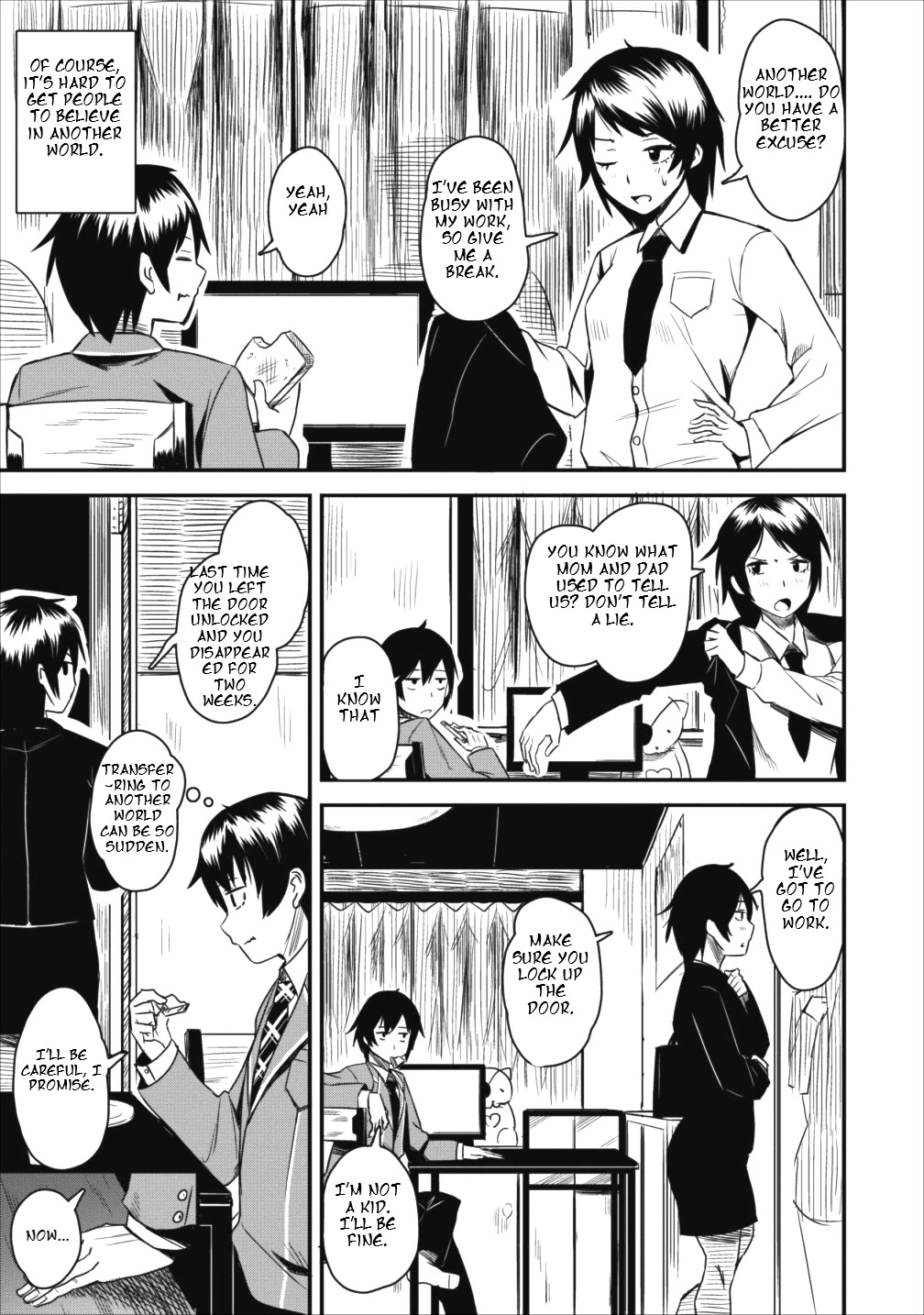 Class-goto Shuudan Teni Shimashita ga, ichiban Tsuyoi Ore wa Saijaku no Shounin ni Gisouchuu Chapter 1 page 9 - Chapter 1