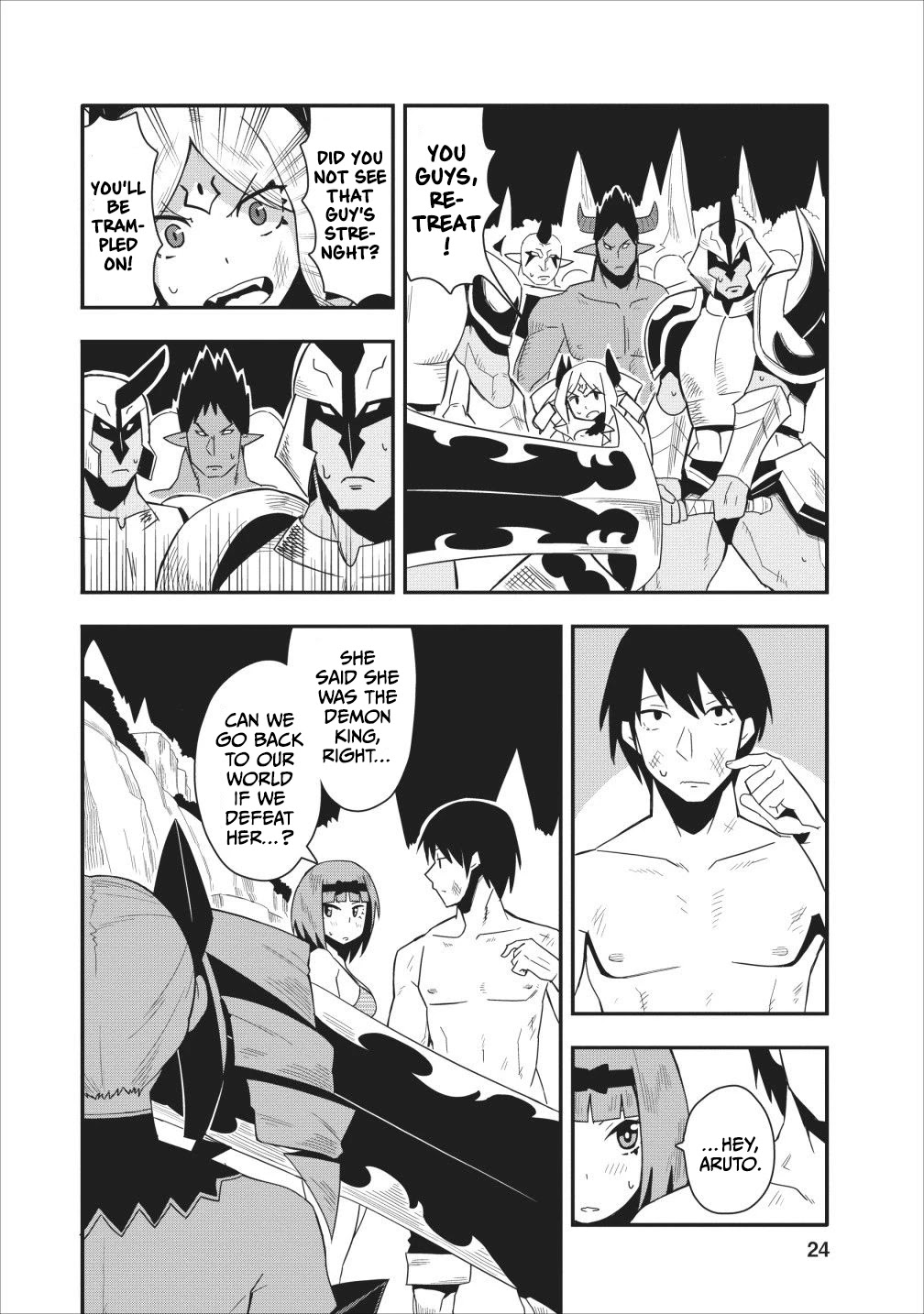 Class-goto Shuudan Teni Shimashita ga, ichiban Tsuyoi Ore wa Saijaku no Shounin ni Gisouchuu Chapter 11 page 23 - Chapter 11