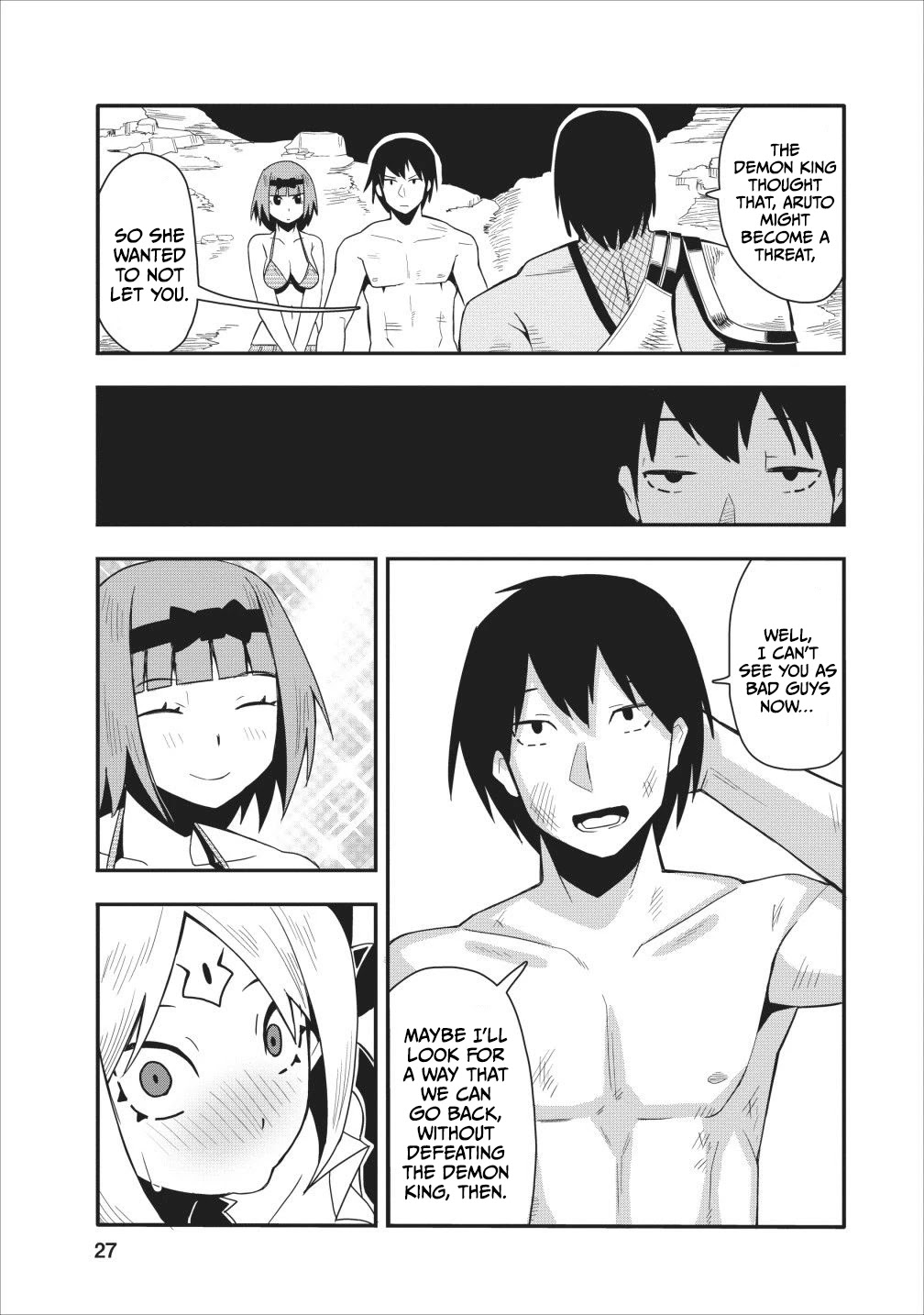 Class-goto Shuudan Teni Shimashita ga, ichiban Tsuyoi Ore wa Saijaku no Shounin ni Gisouchuu Chapter 11 page 26 - Chapter 11