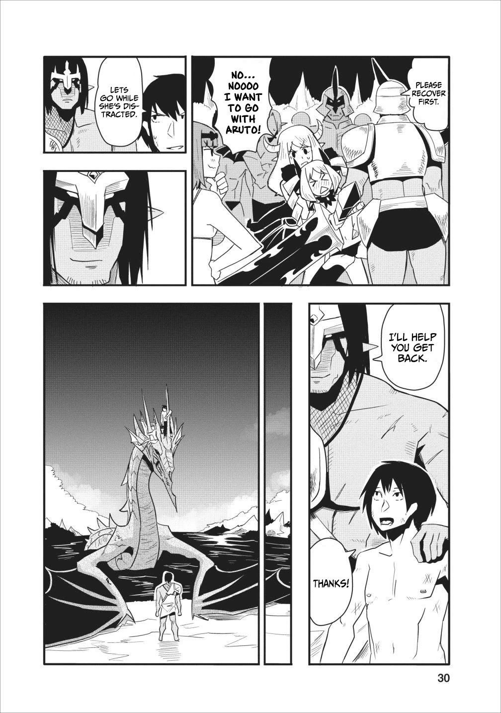 Class-goto Shuudan Teni Shimashita ga, ichiban Tsuyoi Ore wa Saijaku no Shounin ni Gisouchuu Chapter 11 page 29 - Chapter 11