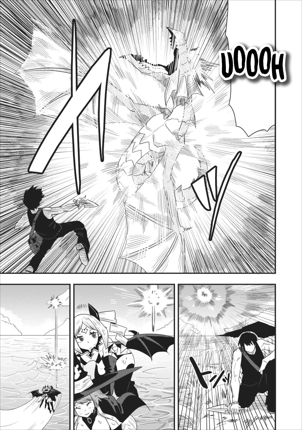 Class-goto Shuudan Teni Shimashita ga, ichiban Tsuyoi Ore wa Saijaku no Shounin ni Gisouchuu Chapter 13 page 28 - Chapter 13