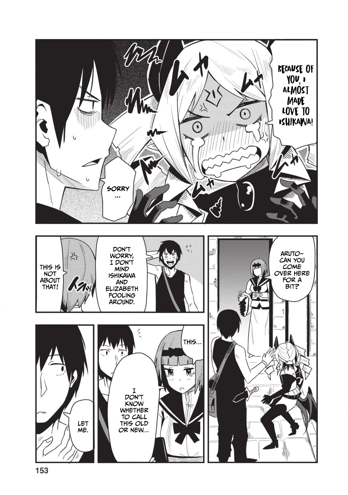Class-goto Shuudan Teni Shimashita ga, ichiban Tsuyoi Ore wa Saijaku no Shounin ni Gisouchuu Chapter 15 page 34 - Chapter 15