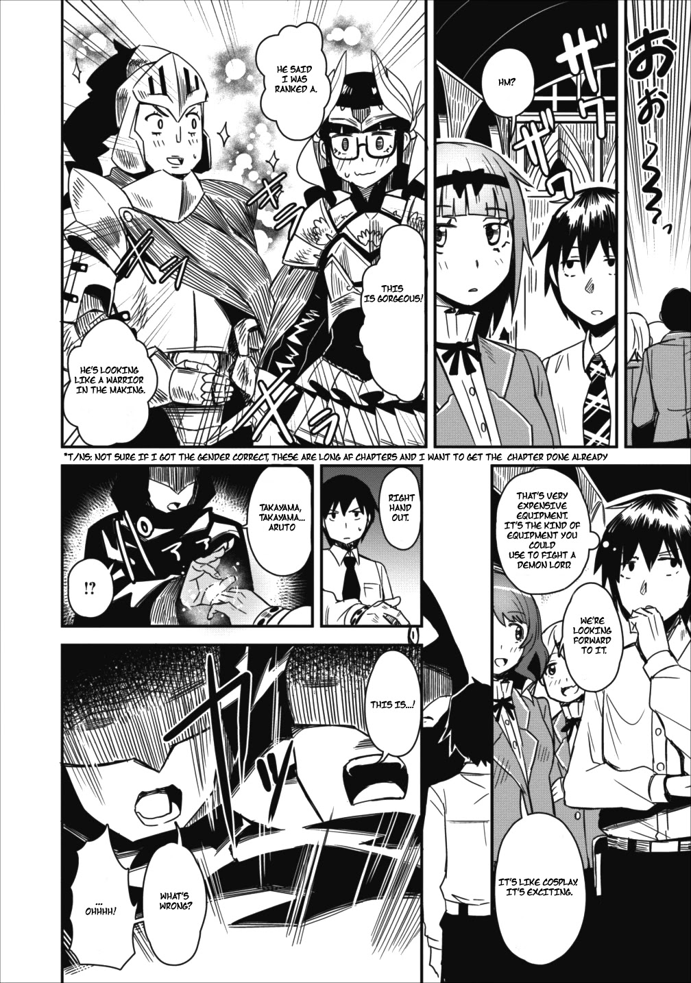 Class-goto Shuudan Teni Shimashita ga, ichiban Tsuyoi Ore wa Saijaku no Shounin ni Gisouchuu Chapter 2 page 13 - Chapter 2