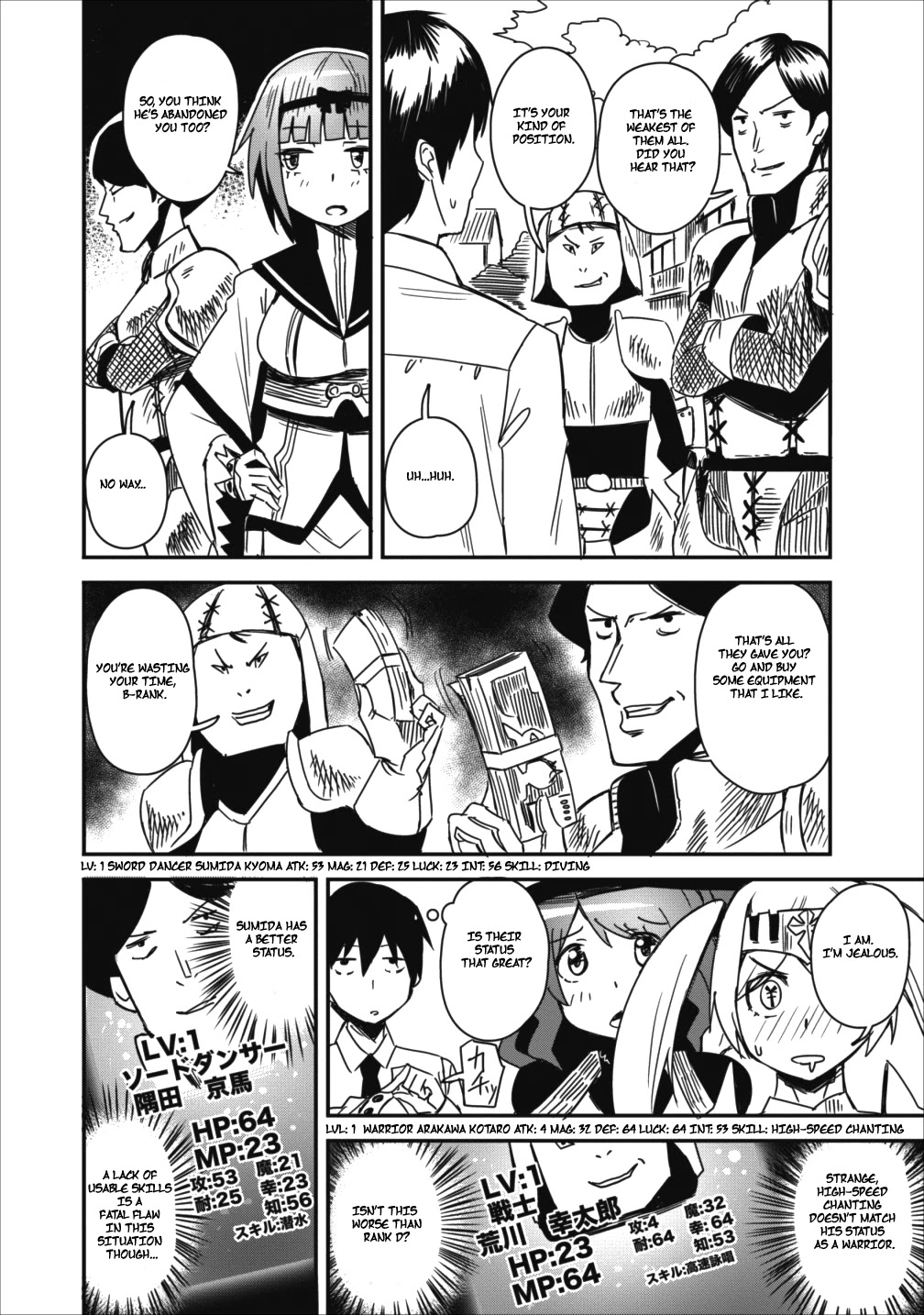 Class-goto Shuudan Teni Shimashita ga, ichiban Tsuyoi Ore wa Saijaku no Shounin ni Gisouchuu Chapter 2 page 19 - Chapter 2