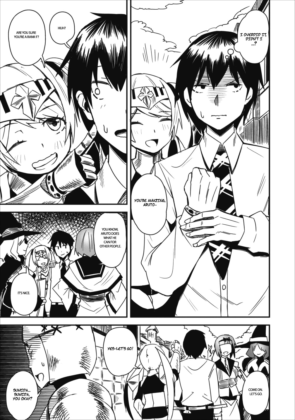 Class-goto Shuudan Teni Shimashita ga, ichiban Tsuyoi Ore wa Saijaku no Shounin ni Gisouchuu Chapter 2 page 28 - Chapter 2