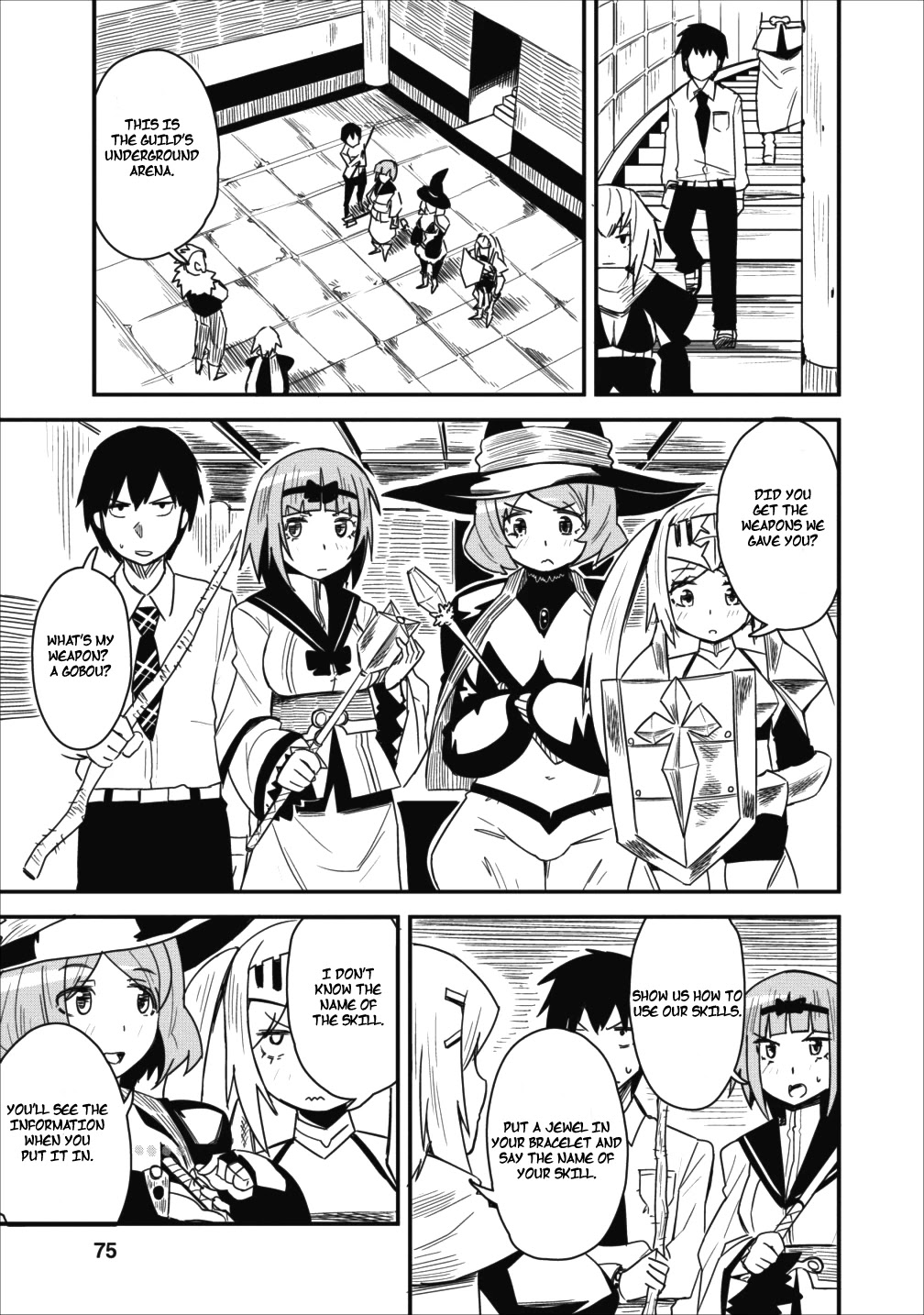 Class-goto Shuudan Teni Shimashita ga, ichiban Tsuyoi Ore wa Saijaku no Shounin ni Gisouchuu Chapter 3 page 10 - Chapter 3