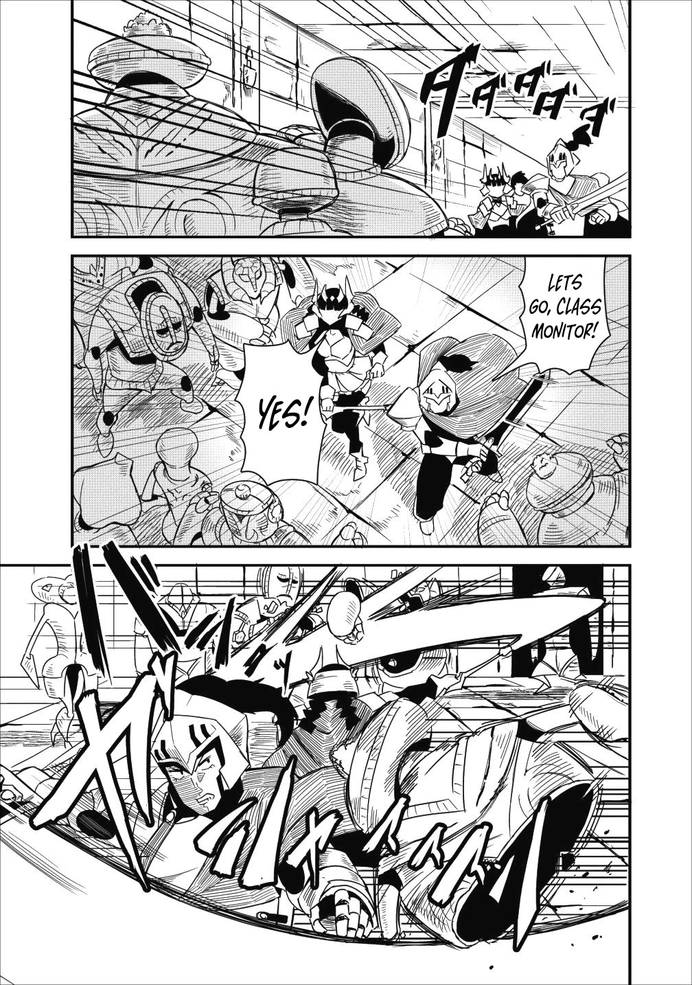 Class-goto Shuudan Teni Shimashita ga, ichiban Tsuyoi Ore wa Saijaku no Shounin ni Gisouchuu Chapter 6 page 1 - Chapter 6