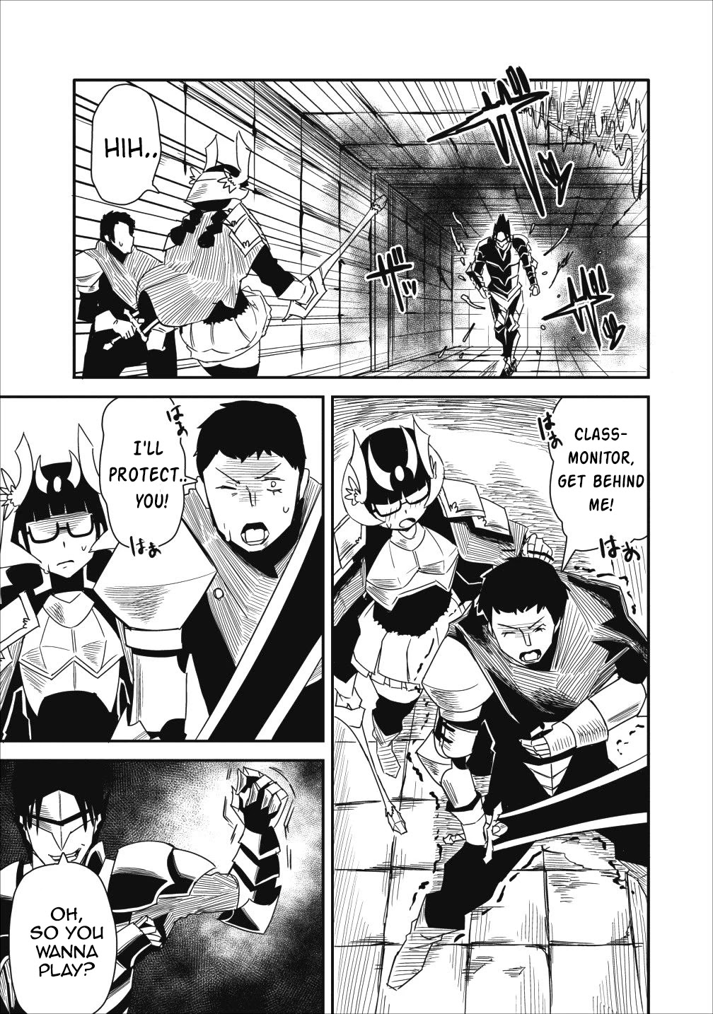 Class-goto Shuudan Teni Shimashita ga, ichiban Tsuyoi Ore wa Saijaku no Shounin ni Gisouchuu Chapter 6 page 19 - Chapter 6