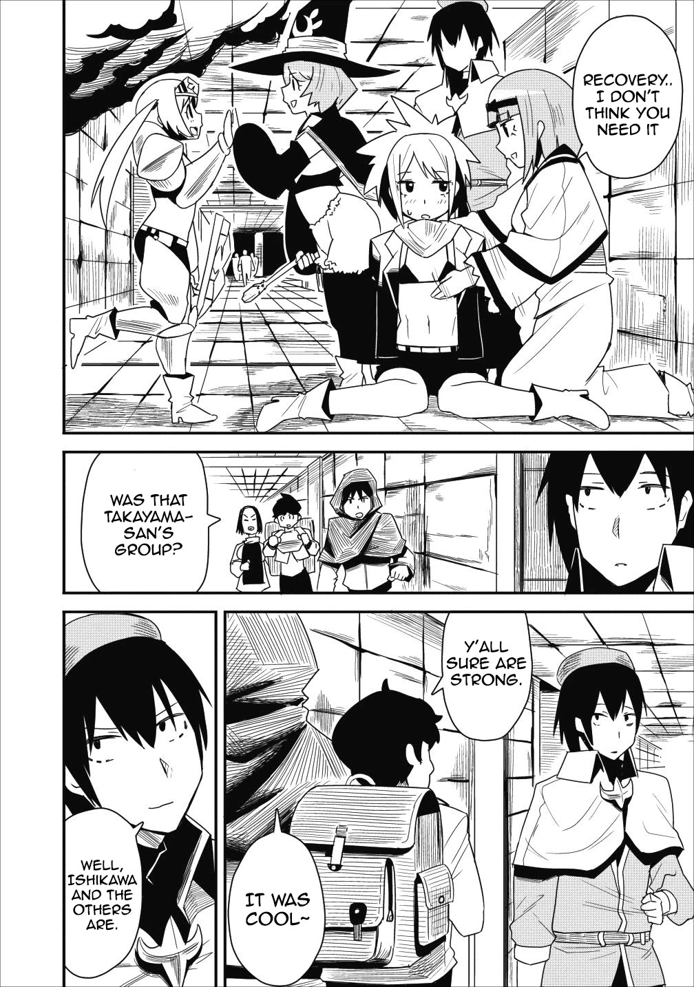 Class-goto Shuudan Teni Shimashita ga, ichiban Tsuyoi Ore wa Saijaku no Shounin ni Gisouchuu Chapter 6 page 6 - Chapter 6