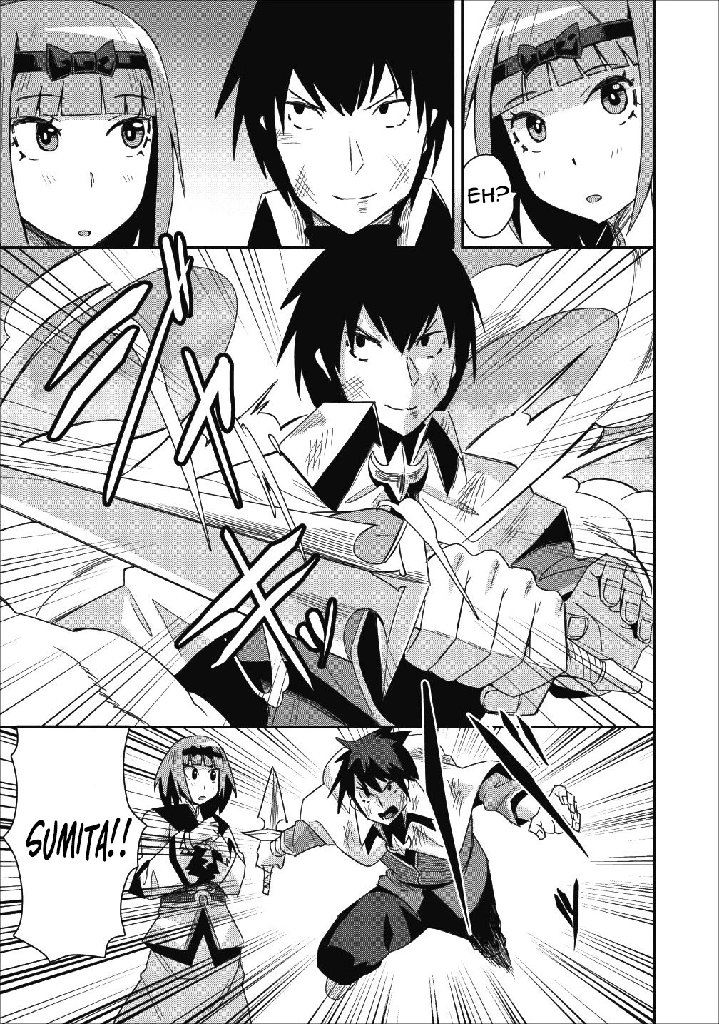 Class-goto Shuudan Teni Shimashita ga, ichiban Tsuyoi Ore wa Saijaku no Shounin ni Gisouchuu Chapter 8 page 11 - Chapter 8